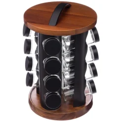 Conjunto de 16 frascos especiarias