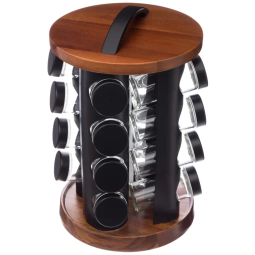 Conjunto de 16 frascos especiarias