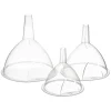 Conjunto de 3 funis em plástico