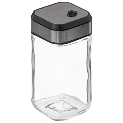 Conjunto de 4 galheteiros em vidro com suporte