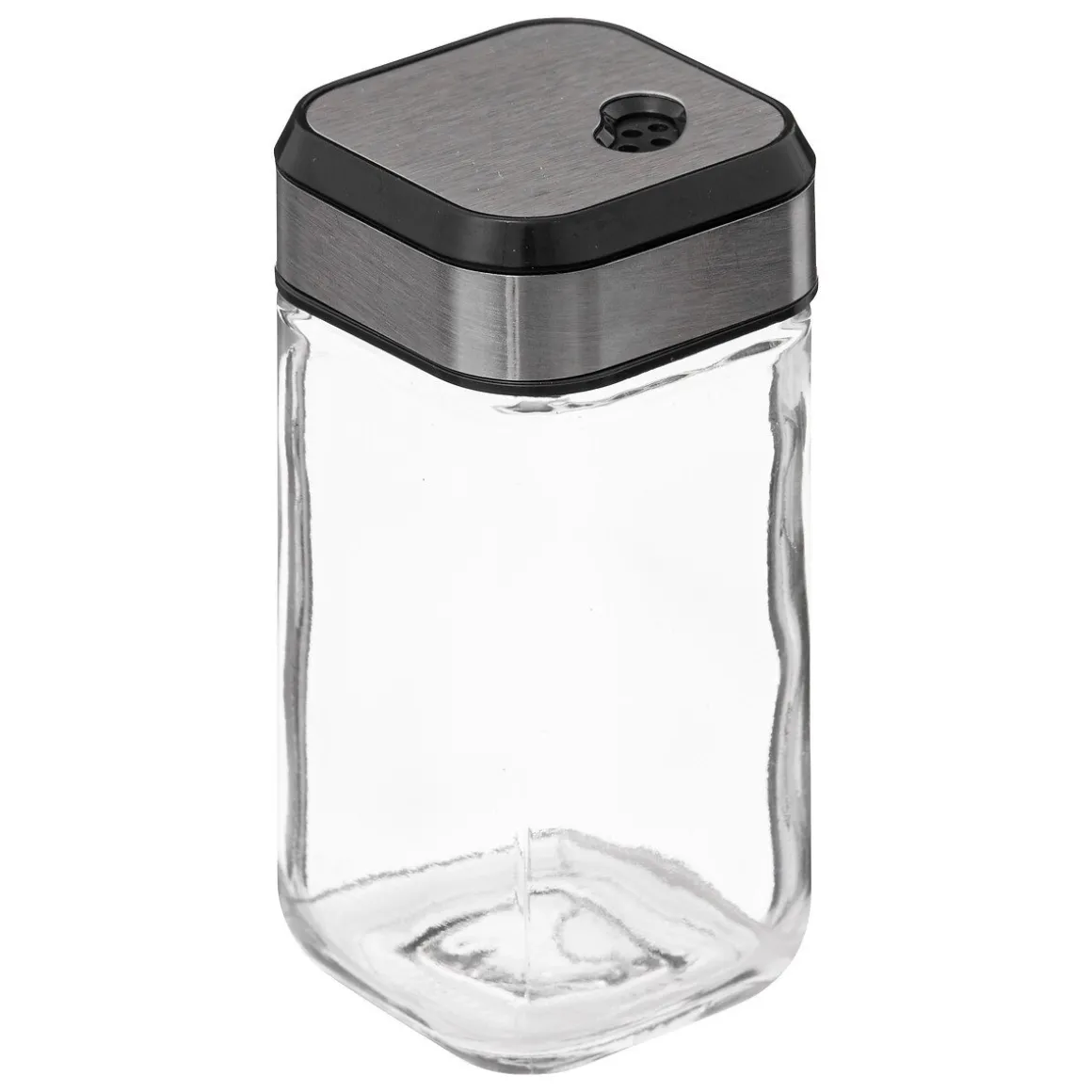 Conjunto de 4 galheteiros em vidro com suporte