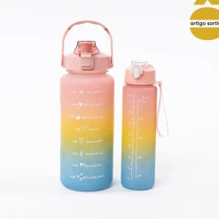 Conjunto de 2 garrafas 0,9/2l