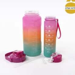 Conjunto de 2 garrafas 0,9/2l