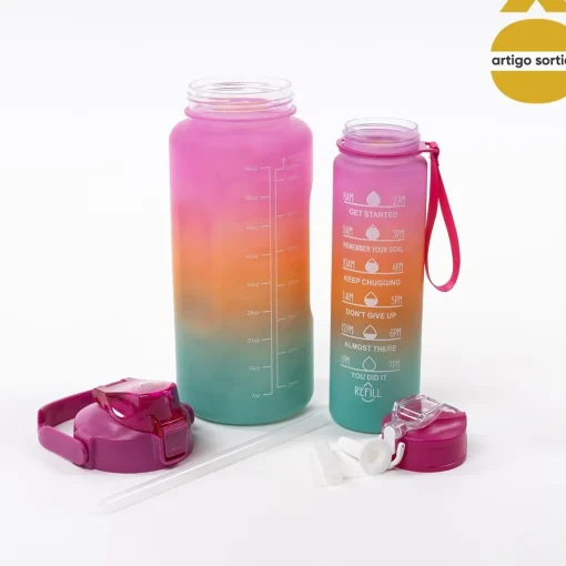 Conjunto de 2 garrafas 0,9/2l