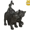 Conjunto de 2 gatos decorativos lenny