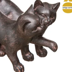 Conjunto de 2 gatos decorativos lenny