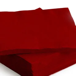 Conjunto de 30 guardanapos vermelho 38x38cm