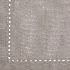 Conjunto de 4 guardanapos CHAMBRAY cinza em algodão
