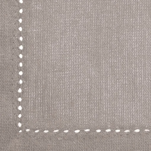 Conjunto de 4 guardanapos CHAMBRAY cinza em algodão