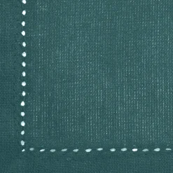 Conjunto de 4 guardanapos CHAMBRAY verde esmeralda em algodão