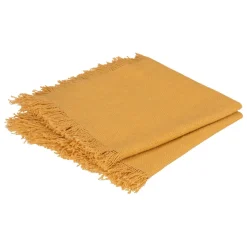 Conjunto de 2 guardanapos MAHA amarelo em algodão