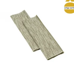 Conjunto de 2 individuais de mesa CARAVANE verde em algodão