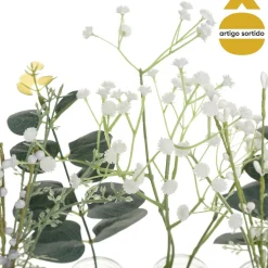 Conjunto de 5 jarras com planta artificial HOUSE