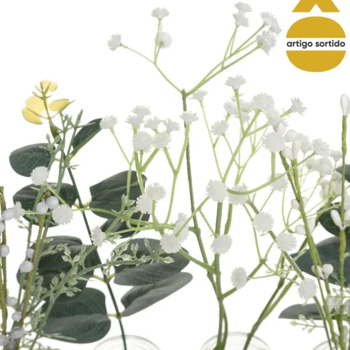 Conjunto de 5 jarras com planta artificial HOUSE