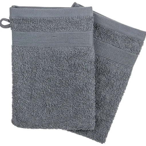 Conjunto de 2 luvas de banho PRAIA cinza