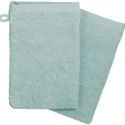 Conjunto de 2 luvas de banho PRAIA azul claro
