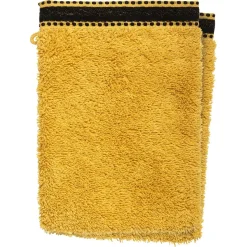 Conjunto de 2 luvas de banho JOIA amarelo