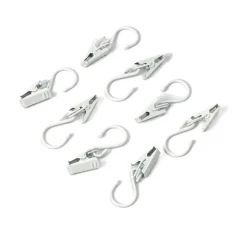 Conjunto de 8 molas brancas para argola