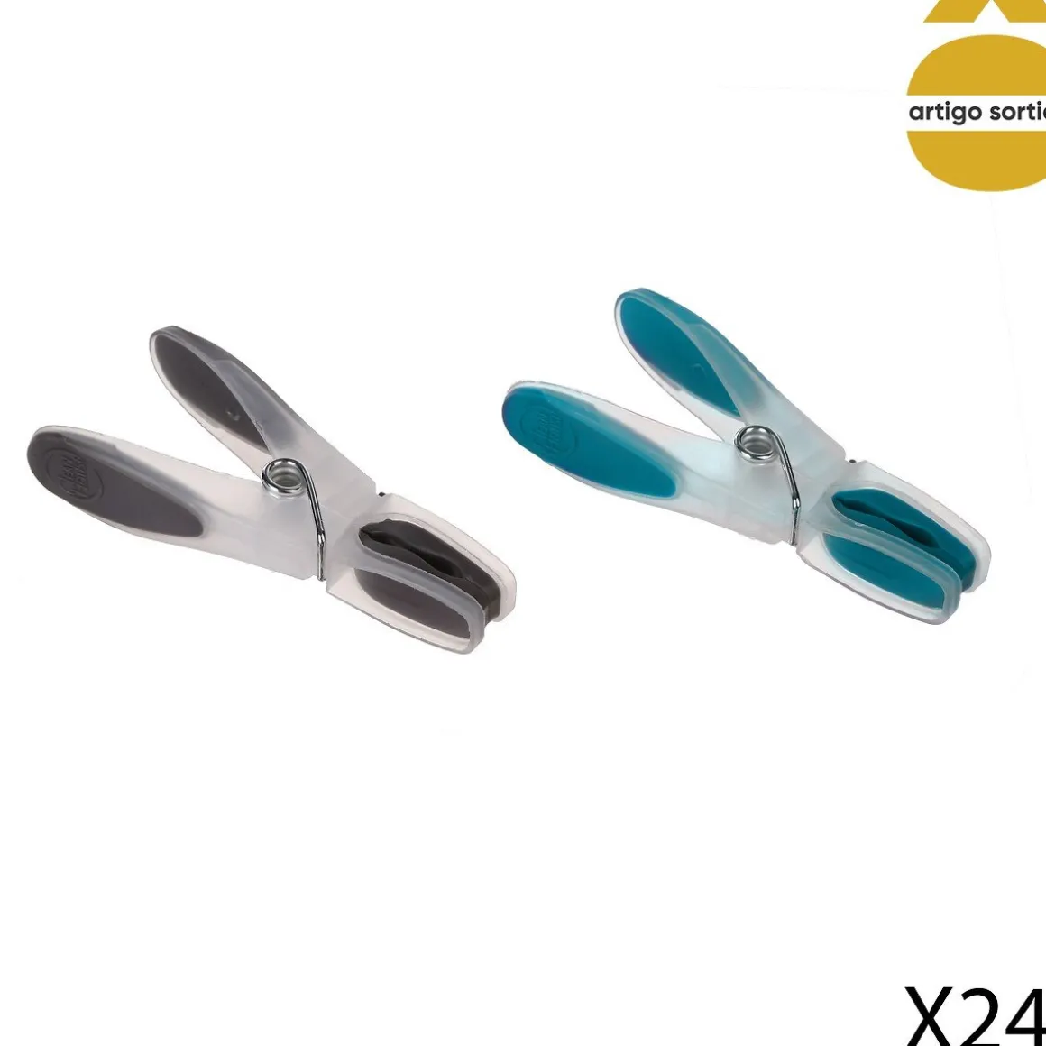 Conjunto de 24 molas coloridas