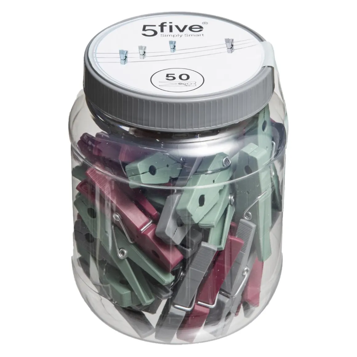 Conjunto de 50 molas para roupa