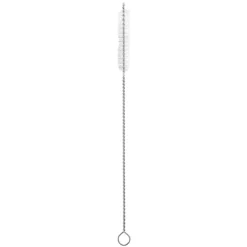 Conjunto de 6 palhinhas com escovilhão em aço inox