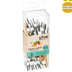 Conjunto de 100 palitos para cocktail