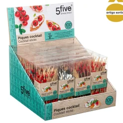 Conjunto de 100 palitos para cocktail