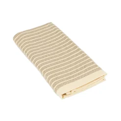 Conjunto de 2 panos de cozinha BIO bege em algodão