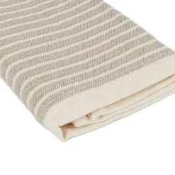 Conjunto de 2 panos de cozinha BIO bege em algodão