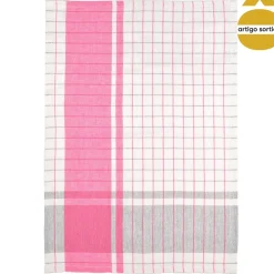 Conjunto de 4 panos de cozinha multicheck 40x60cm