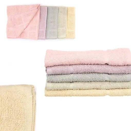Conjunto de 5 panos de cozinha pastel