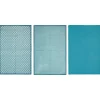Conjunto de 3 panos de cozinha azul