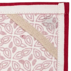 Conjunto de 3 panos de cozinha vermelho