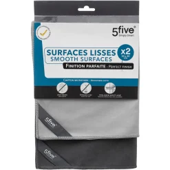 Conjunto de 2 panos de superfícies suaves