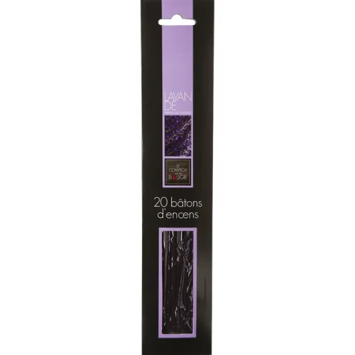Conjunto de 20 paus de incenso lavanda GOURMET