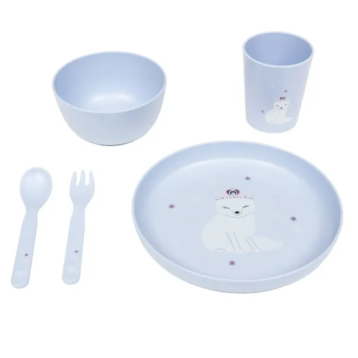 Conjunto de 5 peças de refeição com raposa SNOW