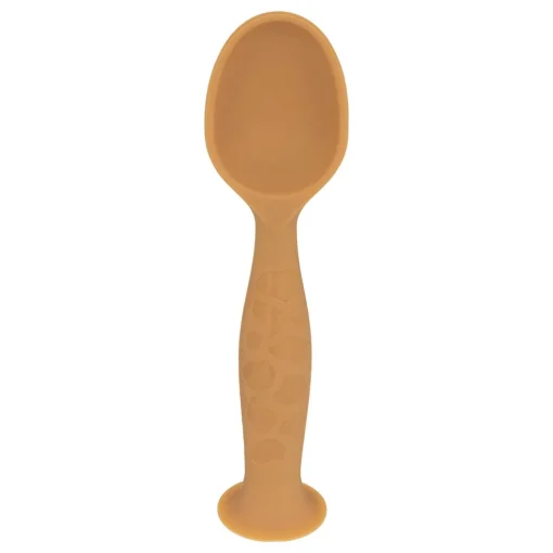 Conjunto de 4 peças de refeição ocre girafa em silicone