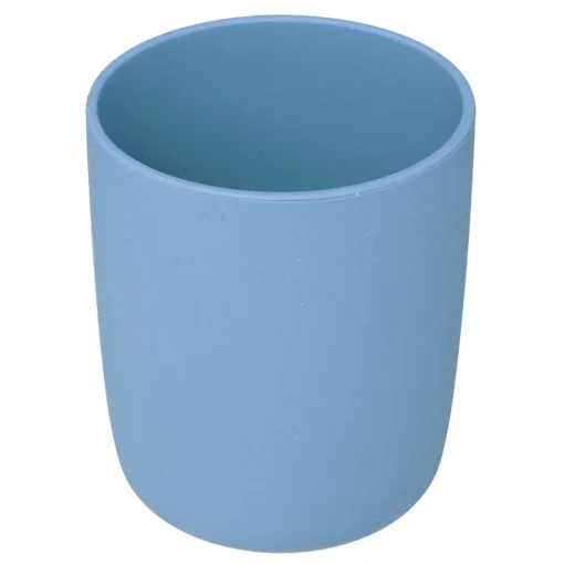 Conjunto De 4 Peças De Refeição Azul Em Silicone