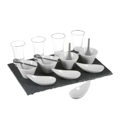 Conjunto de 17 peças para aperitivos