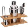 Conjunto de 6 peças para cocktail em inox