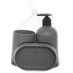 Conjunto de 3 peças wc cinza