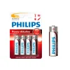 Conjunto de 4 pilhas alcalina Philips power LIFE lr06