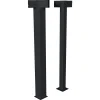 Conjunto de 2 postes de canto para pérgola MAJA cinza escuro 2,19m