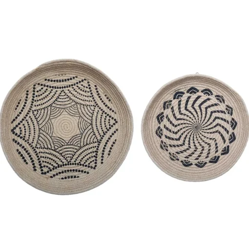 Conjunto de 2 pratos decorativos