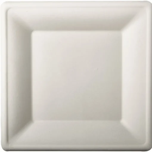 Conjunto de 10 pratos quadrados 26x26cm