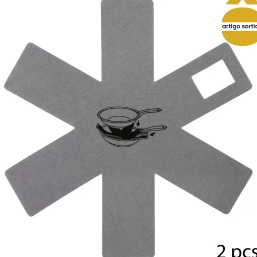 Conjunto de 2 protetores anti riscos para frigideiras