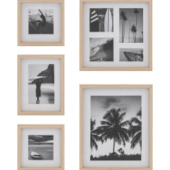 Conjunto de 5 quadros decorativos ERIN