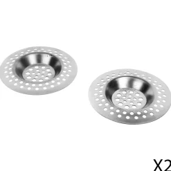 Conjunto de 2 ralos inox