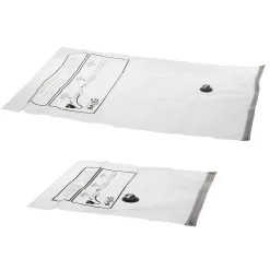 Conjunto de 2 sacos para arrumação em vácuo