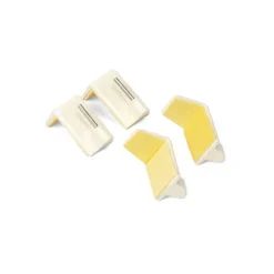 Conjunto de 4 suportes adesivos especiais brancos